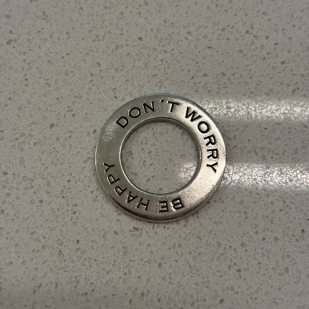 Silver Inspirational Ring Pendant